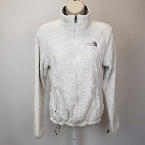 The North Face bright white fleece full zip jacket size XS - Picture 1 of 12
